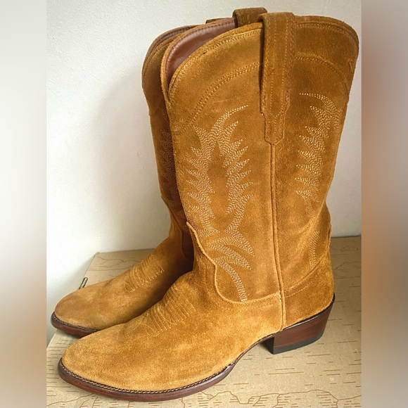 TECOVAS Brand The Josie Sienna Suede Cowboy Boot - Picture 8 of 13